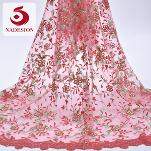 Fabrication de haute qualité <span class=keywords><strong>pas</strong></span> <span class=keywords><strong>cher</strong></span> <span class=keywords><strong>tissu</strong></span> <span class=keywords><strong>bazin</strong></span> africain rose - Product Image 3