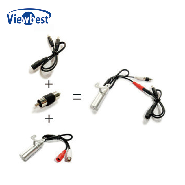 Wholesale IP Security Camera Microphone Low Noise IP66 Waterproof HIFI Chip Voice Collecting Audio Interface External Accessory