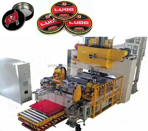 Metal Box Making Machine High Speed Shoe Polish Cream PackingTin Box Small Metal Tin Can Making Machine Production Line