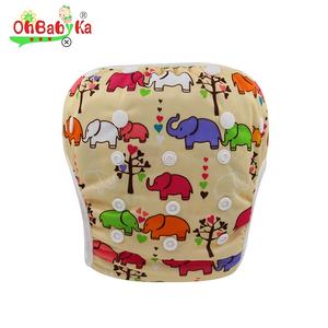 Ohbabyka producto del bebé, pañal de natación para el verano, reutilizable, ajustable cubierta del pañal - Product Image 5
