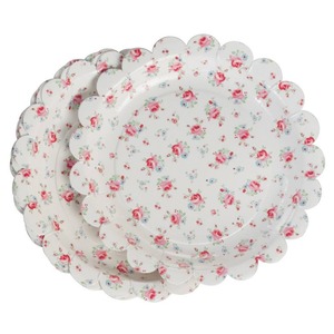 Assiettes en papier jetables biodégradables à personnaliser, pièces, écologiques, impression de fête d'anniversaire, plaques en papier <span class=keywords><strong>Pastel</strong></span> - Product Image 1
