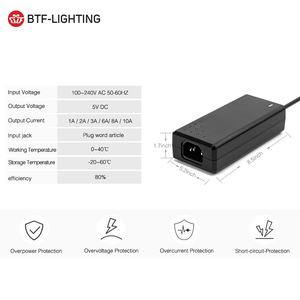 Wall Plug EU US UK AU DC5v 1A 2A 3A 6A 8A 10A Power Adapter - Product Image 2