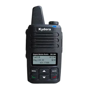 Receptor de radio de bolsillo VHF UHF FM, transceptor DR-360 DMR, mini digital con certificado CE & FCC, FRS o PMR