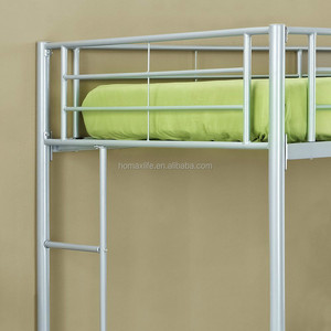 Twin plus complet lit superposé en métal, argent bd-7029 - Product Image 2