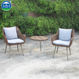 DW-CT071 balcón al por mayor conjunto de muebles de mimbre conjunto <span class=keywords><strong>Bistro</strong></span> exterior - Product Image 1