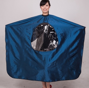 Tablier de coiffeur de couleur personnalisée avec fenêtre transparente Tablier de salon de coiffure - Product Image 2