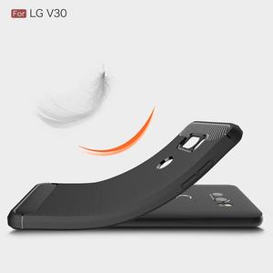 Funda de fibra de carbono para teléfono <span class=keywords><strong>lg</strong></span> <span class=keywords><strong>v30</strong></span>, carcasa suave a prueba de golpes, <span class=keywords><strong>trasera</strong></span>, cepillada, para <span class=keywords><strong>lg</strong></span> <span class=keywords><strong>v30</strong></span> - Product Image 6
