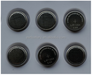 Batteria Ricaricabile Li-Ion LIR1254 del Marchio Ewt per Dispositivi Portatili, Batteria a Bottone 3.6V - Product Image 2