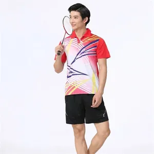 Badminton t shirts besaitung maschine string jersey