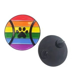 Insignias de PIN de solapa de esmalte suave de colores arcoíris insignias de orgullo gay