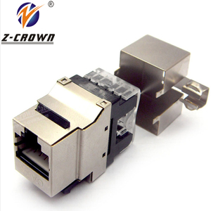 Module keystone blindé Cat6A FTP, <span class=keywords><strong>RJ45</strong></span>, dispositif réseau 180 degrés - Product Image 6