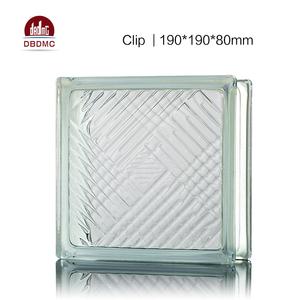 Helderholglas Blok 190*190 Decoratieve Glazen Blok Wanddecoratie
