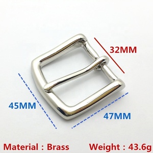 Boucle de ceinture en laiton massif avec décoration <span class=keywords><strong>Lacey</strong></span> Boucles à ardillon en métal plaqué brillant personnalisé en usine pour bagages et sacs - Product Image 5