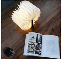 Vente en gros 2026 Nouveaux Gadgets Décoratifs Lampes de Lecture Pliables USB en Papier Mini Projecteur LED pour Produits d'Innovation Technologique