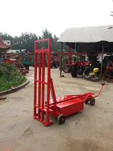 Wall panel installation trolley machine