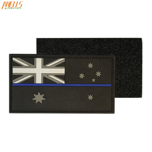 Patch in PVC Gommato 3D con Bandiera Australiana Personalizzata, con Gancio e Anello per Giacche - Marca AWELLS - Product Image 1