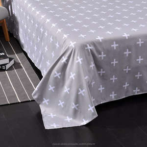 100% de punto de algodón jersey BS298 colchas sábana de <span class=keywords><strong>cuna</strong></span> sábana fabricante en china - Product Image 2