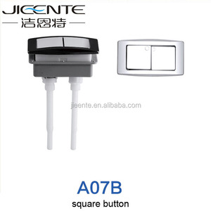 Accesorios de baño de cromo higiénico rectángulo botón - Product Image 3