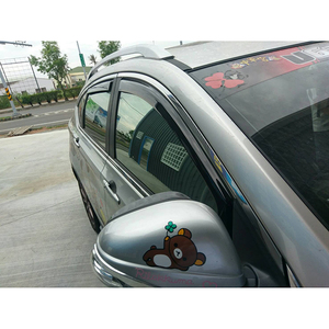 ตัวเบี่ยงกระจกบังฝนที่บังแดดหน้าต่างสำหรับ Luxgen U6 13> - Product Image 1