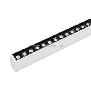 Lampada da lavoro da ufficio con profilo lineare in alluminio tubo 40W dimmerabile linea <span class=keywords><strong>Led</strong></span> faretto luce di messa a fuoco ad alta baia