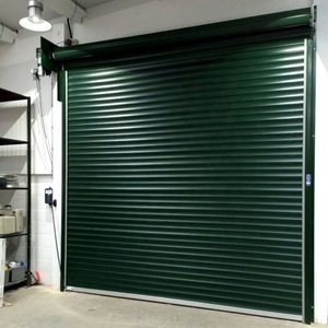 Puertas Enrollables Automáticas <span class=keywords><strong>de</strong></span> <span class=keywords><strong>Seguridad</strong></span> Eléctricas con Aislamiento Metálico Personalizadas Modernas 2025 para Almacén y Garaje - Product Image 1