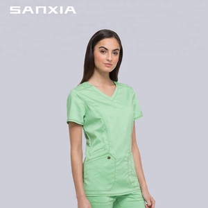 L'hôpital <span class=keywords><strong>femme</strong></span> gommage médicaux uniformes <span class=keywords><strong>blouse</strong></span> - Product Image 3