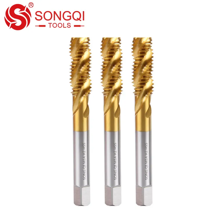 Songqi Spiraal/Rechte Fluit Hss M2 M35 Schroef Kranen Threading Kranen Rvs Metalen Inox Machine Tap Met Groothandel prijs