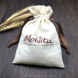 Sacs en coton <span class=keywords><strong>et</strong></span> <span class=keywords><strong>lin</strong></span> personnalisés en gros, impression sérigraphique, caractéristiques <span class=keywords><strong>de</strong></span> sécurité, fermeture à cordon pour cosmétiques, huiles essentielles - Product Image 1