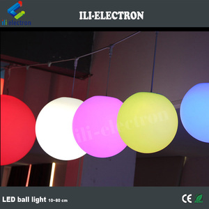 10 ~ 80 cm étanche flottant De Noël décoratif changement de couleur LED ball lumières - Product Image 4