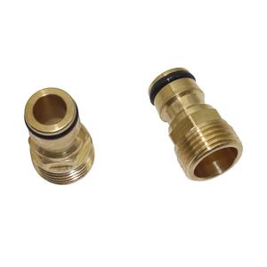 Accesorios de manguera de jardín de rosca macho de 1/2 pulgadas, conector rápido de latón, junta de agua de riego, accesorio de lavado de coche - Product Image 5