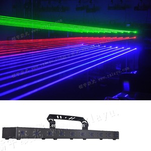 10 kafaları 10 gözler RGB veya tek renk kırmızı mavi yeşil lazer ışığı dmx lazer ışık çubuğu 10 paralel işınları