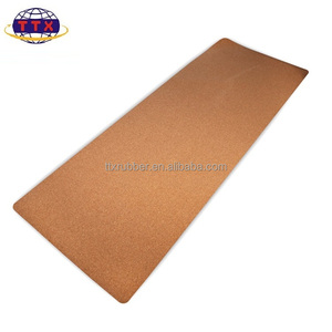 <span class=keywords><strong>Tapis</strong></span> de Yoga antidérapant de haute qualité <span class=keywords><strong>tapis</strong></span> de liège en caoutchouc naturel entraînement gymnastique Camping Logo personnalisé disponible 4mm 5mm 6mm 8mm 10mm - Product Image 3