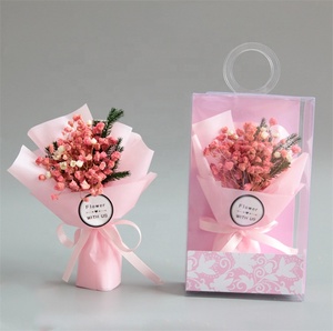 F-1545 Bouquet da Sposa con <span class=keywords><strong>Fiori</strong></span> <span class=keywords><strong>Secchi</strong></span> Naturali, Stile Ins, Sconto di Fabbrica, Decorazione Matrimoniale, Regalo per San Valentino - Product Image 1
