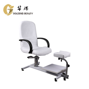 Poltrona Pedicure Girevole Regolabile in Altezza con Sollevamento Idraulico per Spa, Salone di Bellezza, in Pelle PU, OEM/ODM - Product Image 4