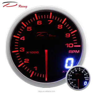 60mm Tuning Car High Accuracy Auto Electric Analog Plus Digital RPM Gauge Tachometer