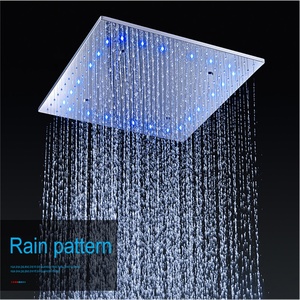 500x500 มิลลิเมตร Led เหนือศีรษะสแตนเลส Rain Shower ชุด - Product Image 2