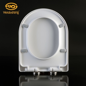 Im Lặng Chậm Xuống U Shape Urea Nhựa Nhà Vệ Sinh Chỗ Ngồi Nắp Đậy - Product Image 5