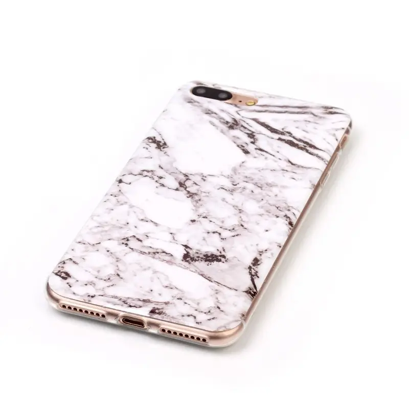 Free shipping Marble pattern cell phone case for iPhone7 plus mobile accessories Soft TPU Bumper cover case for iPhone6/7