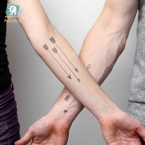 16 Fogli di Disegni Classici per Tatuaggi Neri, Tatuaggi Temporanei Finti per il Corpo, Tatuaggi Temporanei Misti con Teschio, Arte Corporea Stampata in 3D - Product Image 4