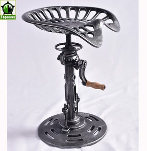 Tabouret à manivelle pour tracteur <span class=keywords><strong>industriel</strong></span>, <span class=keywords><strong>chaise</strong></span> de <span class=keywords><strong>Bar</strong></span> en fonte et métal, siège de haute qualité - Product Image 2
