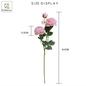 Bán Buôn Bán Chạy Nhất Nhân Tạo Rose Peony Hoa Trung Quốc Lụa Trang Trí Đám Cưới Hoa Nhân Tạo - Product Image 5