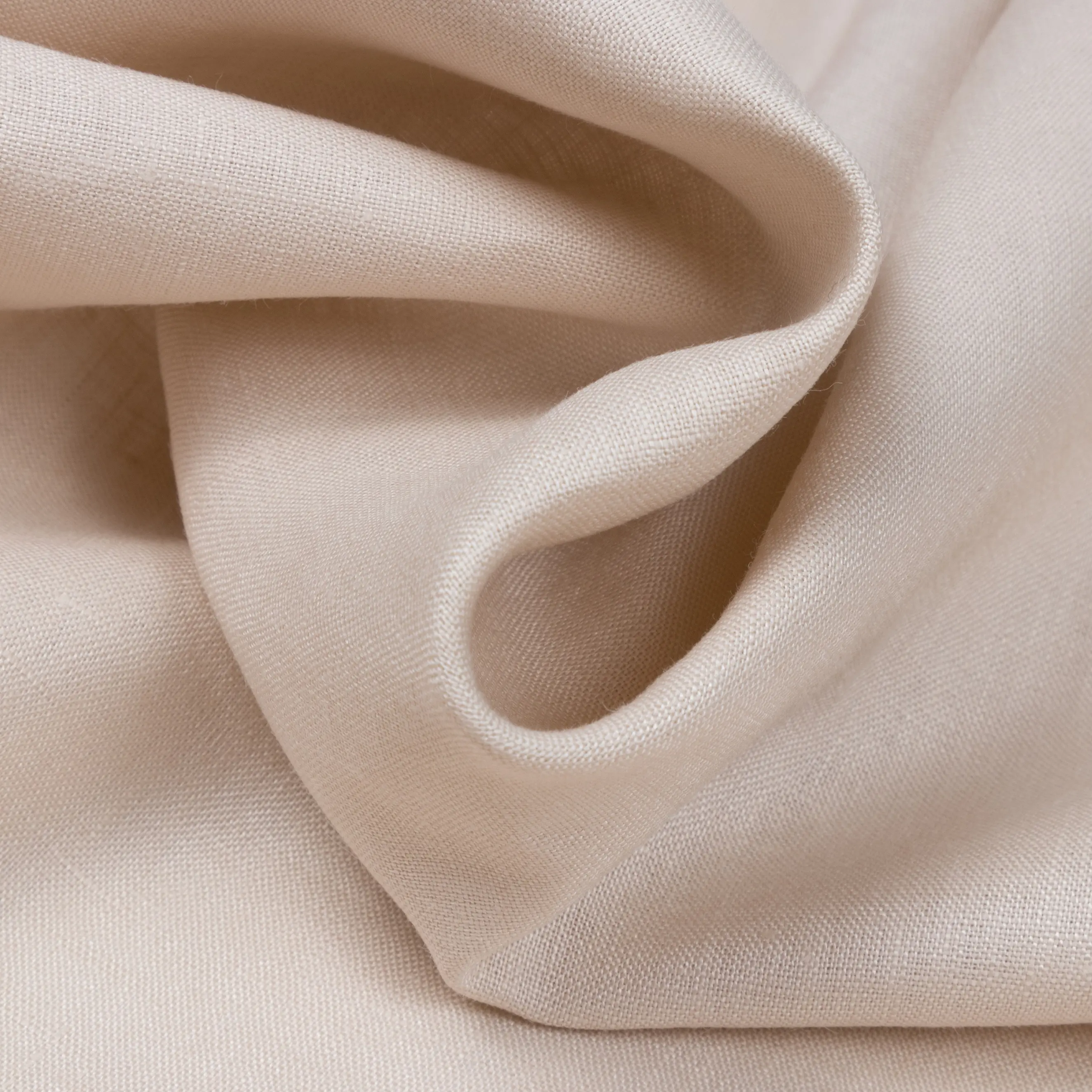 101# Hot sale product natural linen plain 100%linen fabric 155gsm flax fabric for women loose casual clothing