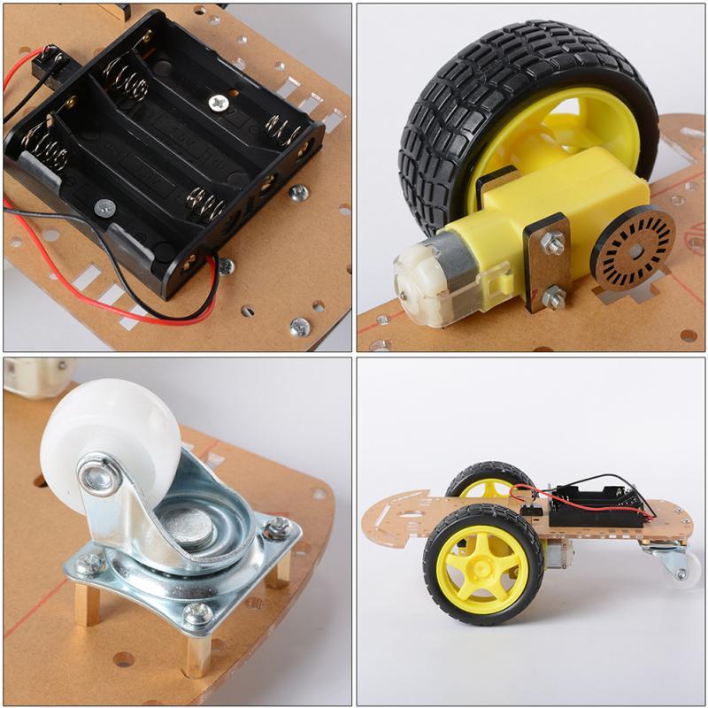 Chassis für Arduino / Roboter / Fahrgestell mit zwei Achsen günstig online kaufen