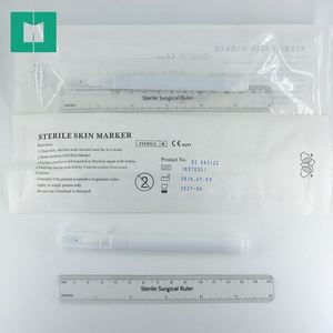 Stylo marqueur médical stérile de haute qualité pour la peau, violet, effaçable à sec et à l'eau, vente en gros - Product Image 3