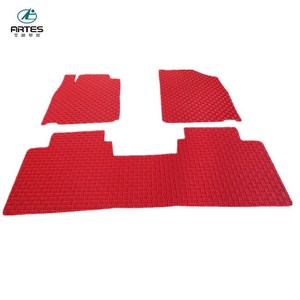 Ensemble complet 3 pièces trapo coupe libre pvc talon pad tapis de voiture - Product Image 5