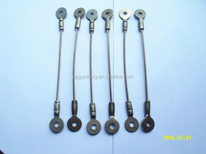 7*7 7*19 inoxidable Utilizado/terminal de <span class=keywords><strong>cable</strong></span> de <span class=keywords><strong>acero</strong></span> galvanizado con <span class=keywords><strong>ojal</strong></span> - Product Image 5