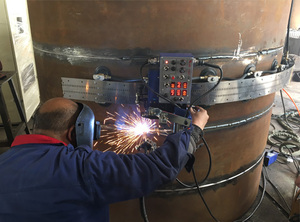 Auto de soldadura automática máquina robot HK-100S Huawei trabajando rápido <span class=keywords><strong>sin</strong></span> trabajo precio chino - Product Image 5