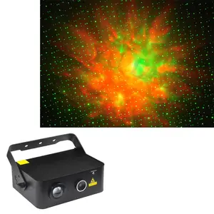 Layu novos itens de laser + led padrões fantásticos preço barato luz laser r & g estrelas luz de palco laser com efeitos de nuvem led