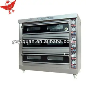 YQ298-09D Industriële 3 Dek 9 Trays Elektrische Ovens