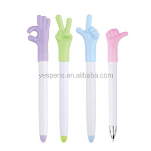 <span class=keywords><strong>Penna</strong></span> a Forma di Dito Stile Coreano, Cancelleria Carina per Ufficio e Scuola con Dita Kawaii, <span class=keywords><strong>Penna</strong></span> in Plastica con Logo 1.0mm per Regalo e Vendita all'Ingrosso - Product Image 3